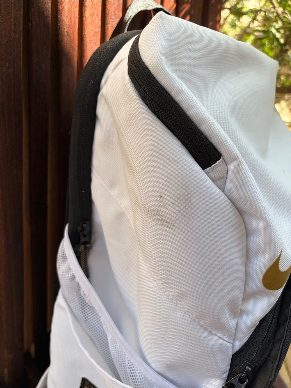 Nike Black, White and Gold Elite Backpack - Picture 6 of 10